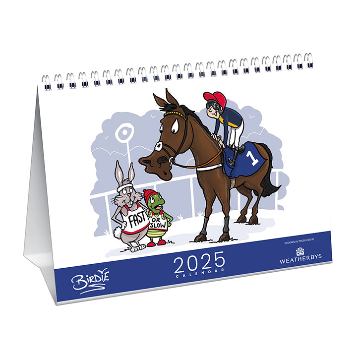 Birdie Desk Calendar 2025