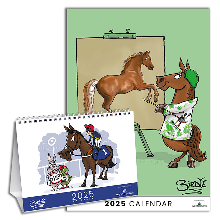 Birdie Desk & Wall Calendar Bundle 2025