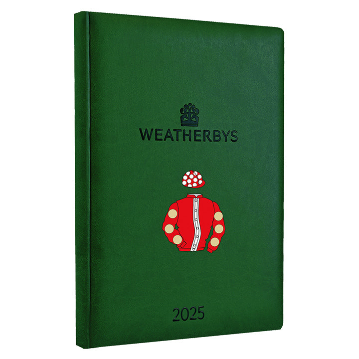 Weatherbys 'Racing Silks' Racing Desk Diary 2025 (create your own)