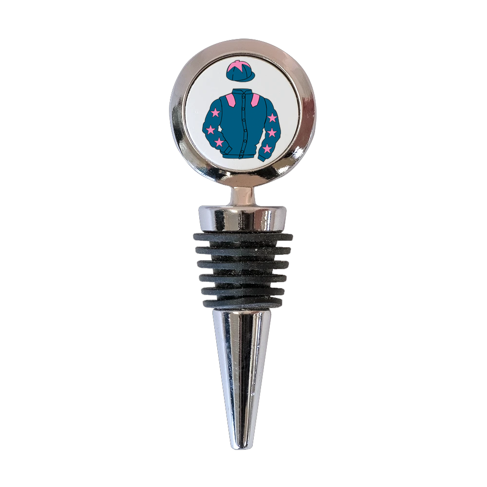 Racing Silks Metal Bottle Stopper (create your own)